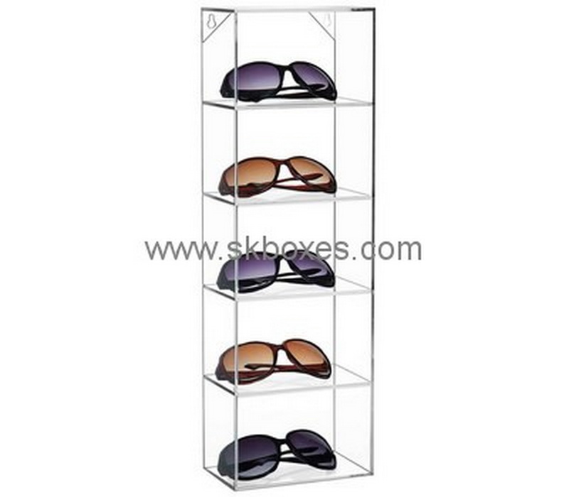 Custom 5 tiers acrylic sunglasses display cabinet BDC-1894