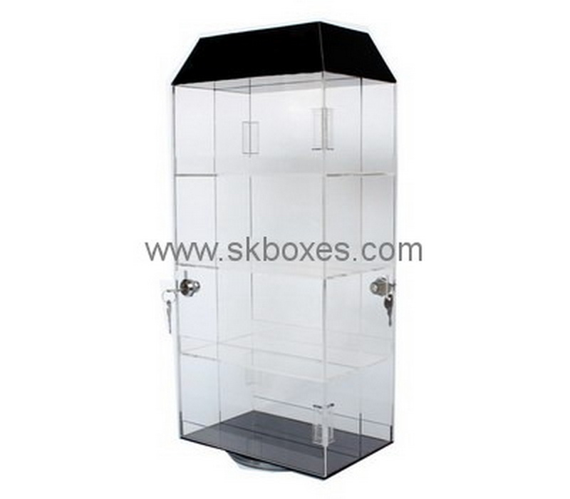 Custom acrylic locking display cabinet BDC-1919