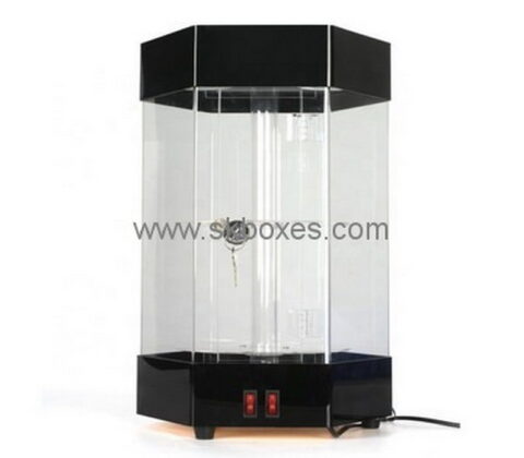 Custom hexagon acrylic display cabinet BDC-1921