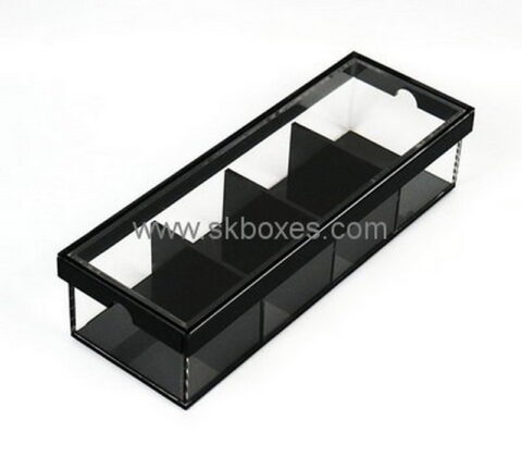 Custom 4 grids acrylic display case BDC-1924