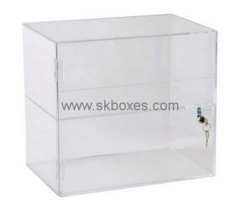 Custom acrylic lockable display cabinet BDC-1927