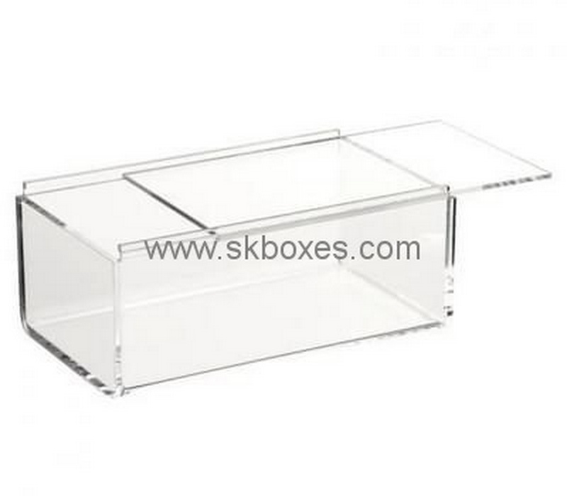 Perspex box manufacturers customized acrylic box with sliding lid BDC-512