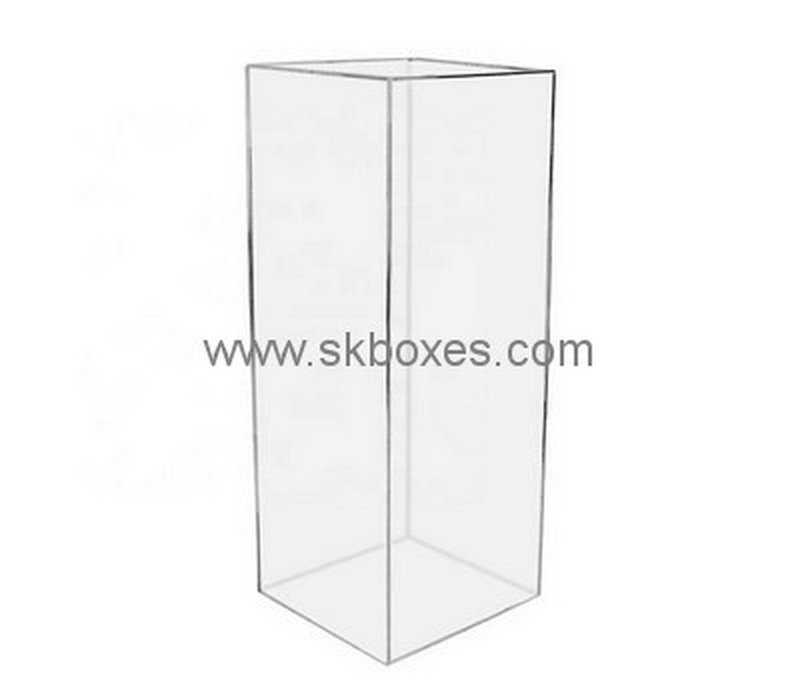 Custom tall clear acrylic display case BDC-1932