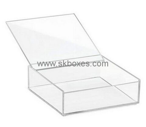 Custom clear acrylic flat organizer box BDC-1936