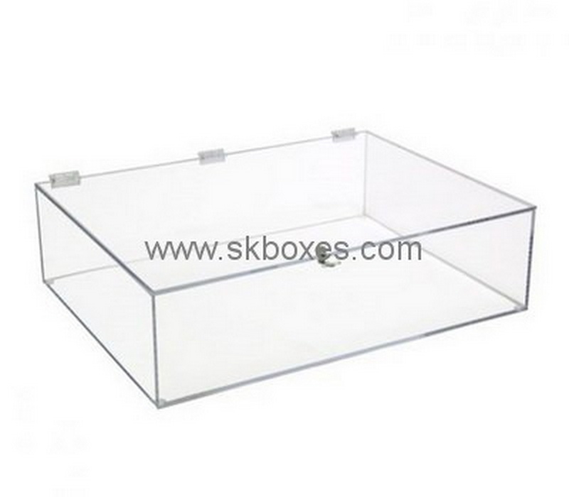 Custom clear acrylic organizer box BDC-1939