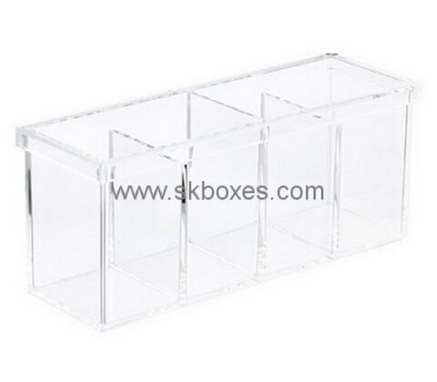 Custom 4 grids acrylic display case BDC-1942