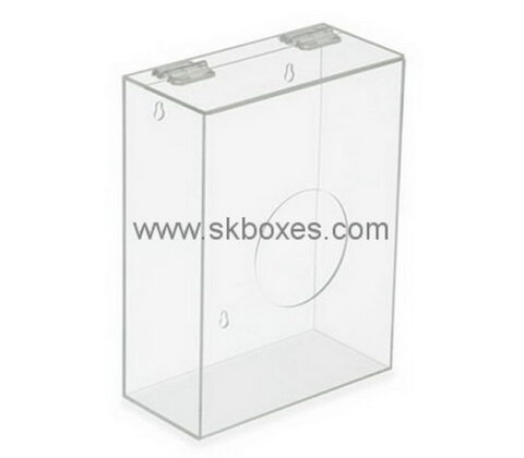 Custom wall clear acrylic display case BDC-1945