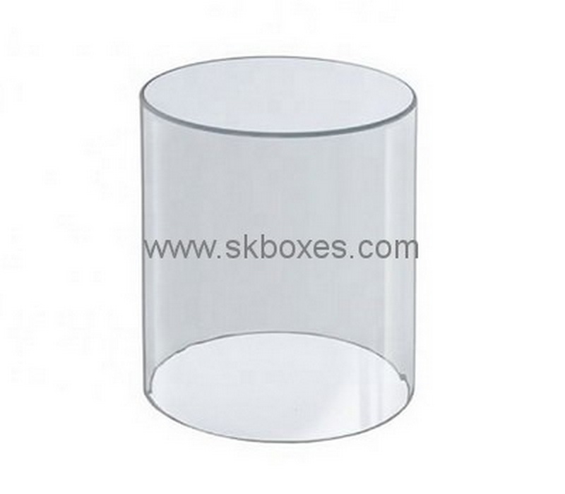 Custom round acrylic display box BDC-1948