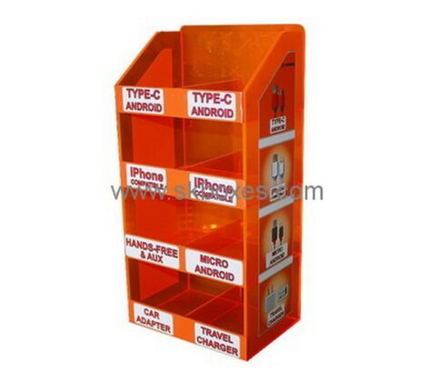 Custom retail acrylic mobil phone accessories cabinet BDC-1960