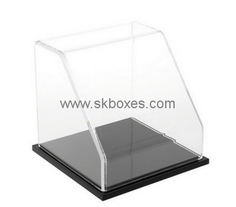 Custom front slanted acrylic display case BDC-1971