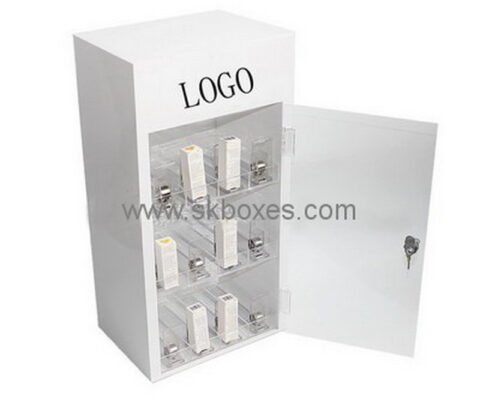 Custom acrylic lockable cabinet BDC-1982