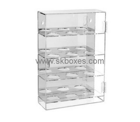 Custom wall clear acrylic ball display cabinet BDC-1985