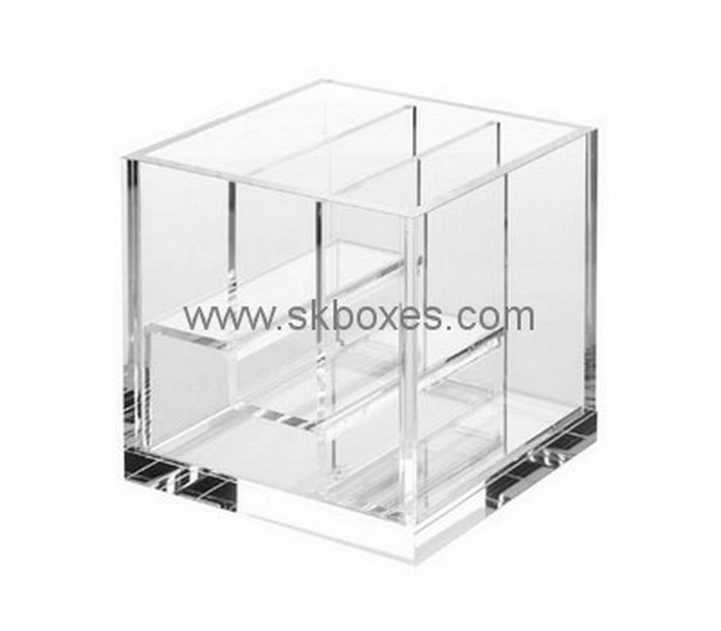 Custom 3 tiers clear acrylic display case BDC-1990