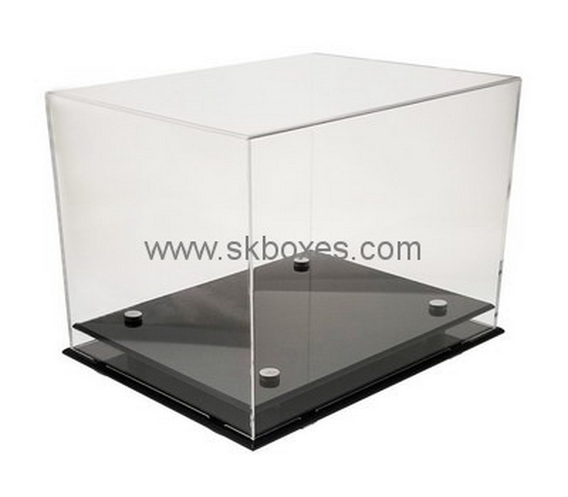 Custom clear acrylic display box with black case BDC-2017