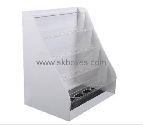 Custom tiered acrylic display case BDC-2021