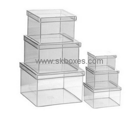 Custom clear acrylic box BDC-2027