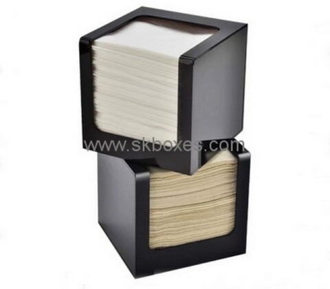 Custom square acrylic tissue paper box BDC-2037