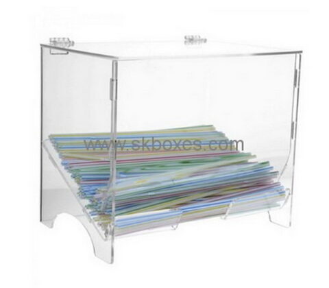 Custom clear acrylic tubularis dispenser BDC-2048