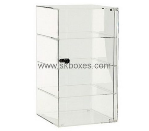 Custom 4 tiers acrylic lockable display cabinet BDC-2056