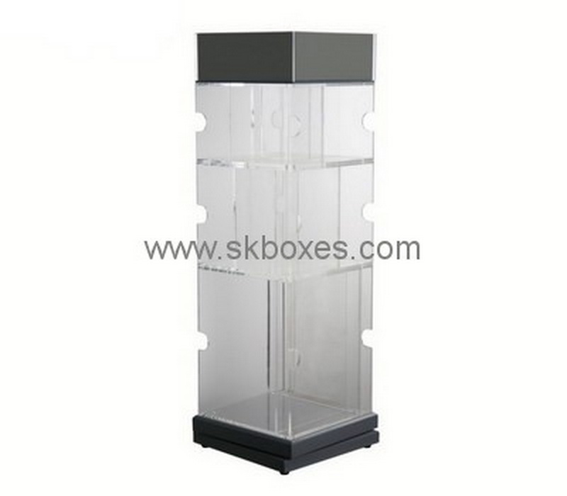 Custom 3 tiers square acrylic display cabinet BDC-2060