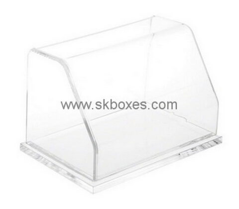 Custom slant front clear display case BDC-2075