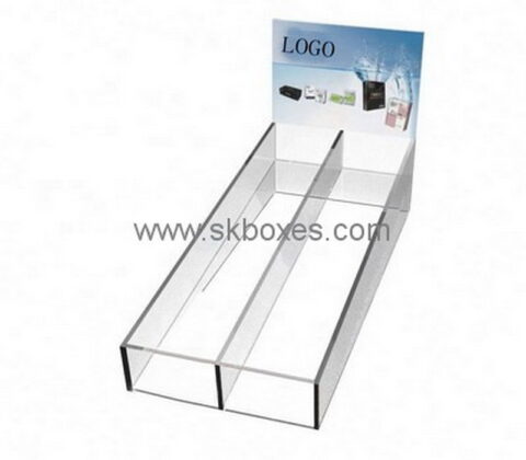 Custom retail acrylic display case BDC-2089