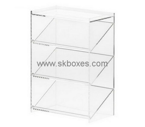 Custom 3 tiers front slanted acrylic cabinet BDC-2098