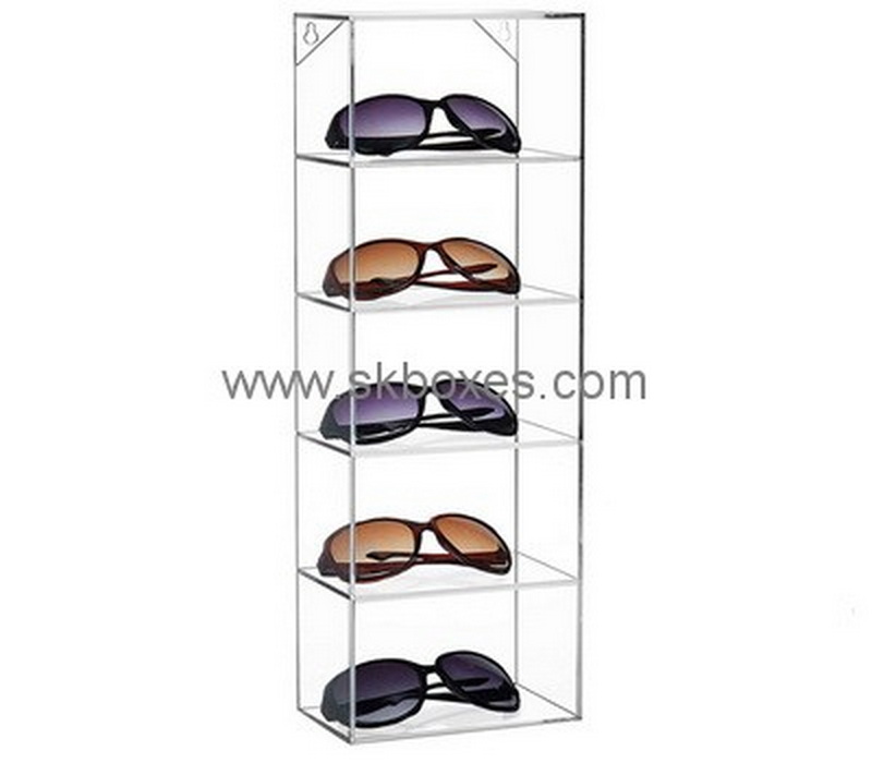 Custom 5 tiers acrylic sunglasses display cabinet BDC-2100