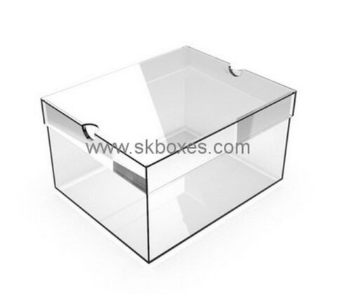 Custom clear acrylic shoe box BDC-2103