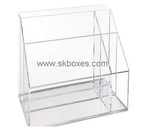 Custom 6 grids front slanted acrylic display case BDC-2106