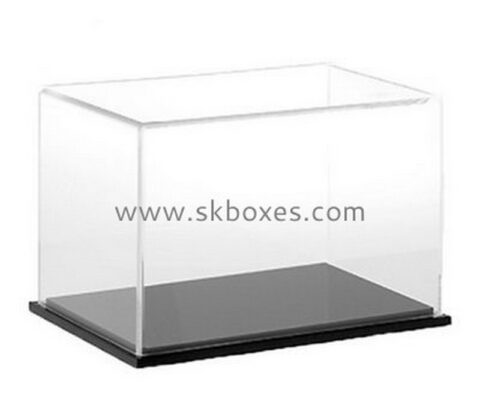 Custom 5 sided acrylic protect cover with black base BDC-2121