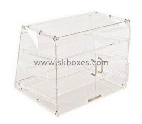 Custom counter top acrylic bread display cabinet BDC-2124