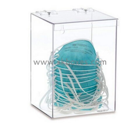 Custom acrylic display case for masks BDC-2130