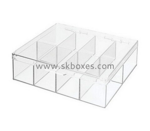 Custom clear acrylic 4 grids display case BDC-2154