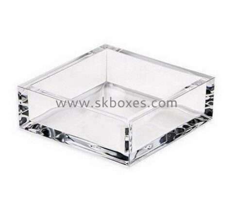 Custom clear acrylic 5 sided display case BDC-2155