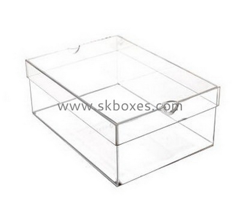 Custom clear acrylic box with lid BDC-2159