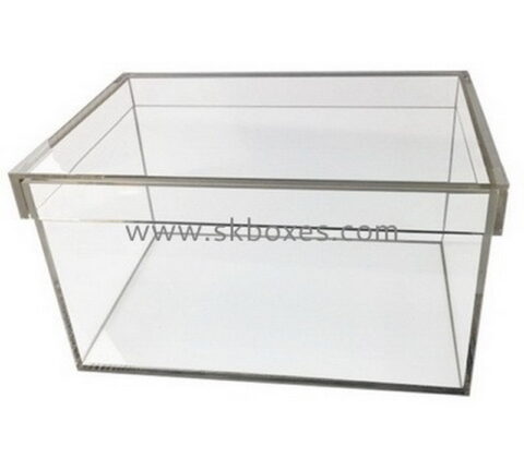 Custom clear acrylic display case BDC-2165