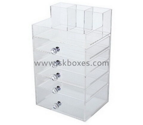 Custom clear acrylic drawers box BDC-2177