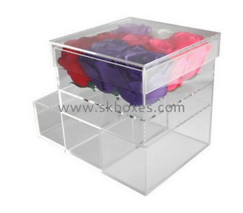 Custom perspex flower box BDC-2181