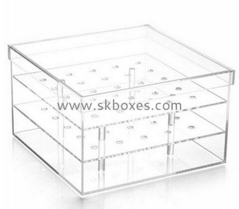 Custom clear acrylic rose box BDC-2182