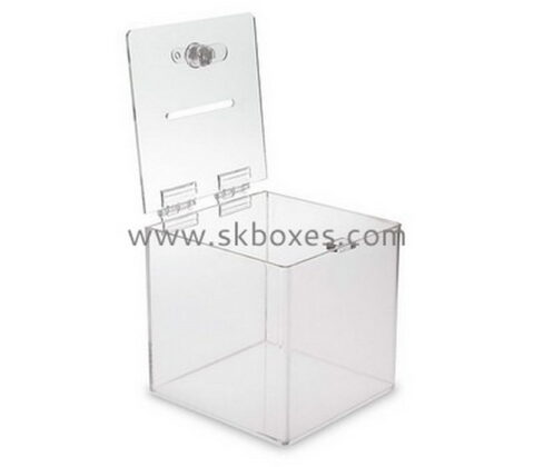 Custom acrylic suggestion box BDC-2188