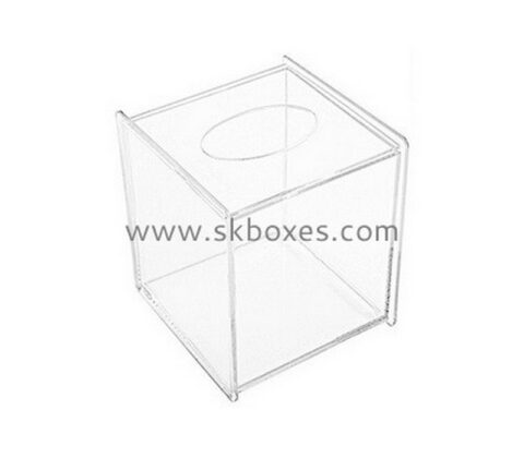 Custom clear acrylic tissue paper box BDC-2190