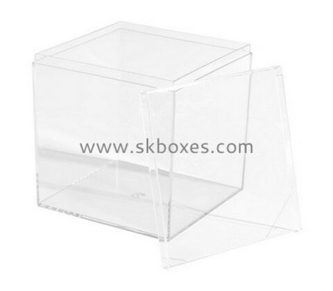 Custom acrylic lucite storage box with lid BDC-2273