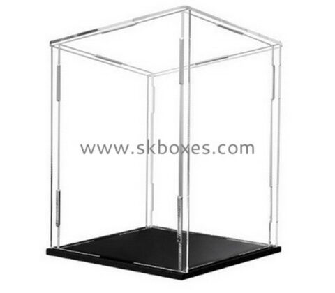 Lucite supplier customize acrylic collapsible display case plexiglass showcase BDC-2317