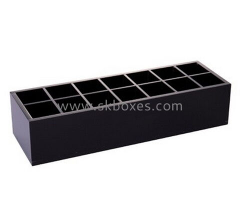 Acrylic manufacturer customize plexiglass makeup brush holder box BDC-2329