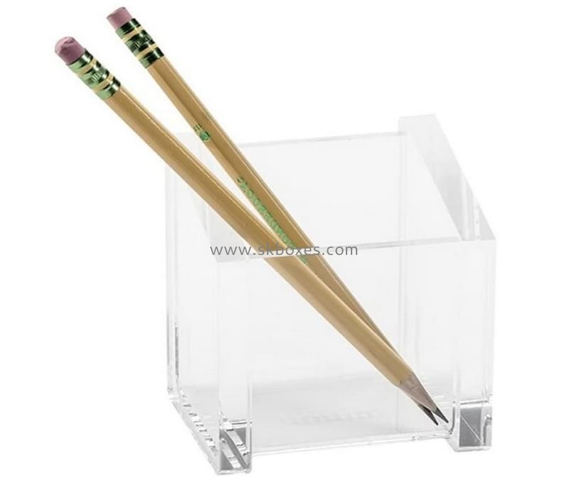 ​Perspex factory customize crystal clear acrylic pencil holder cup BDC-2340