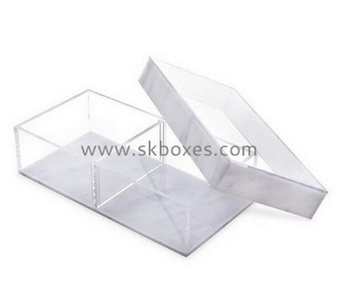 Lucite manufacturer customize acrylic display case with cover BDC-2343