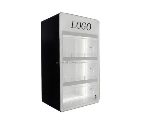 OEM supplier customized acrylic curio cabinet with light BLD-024