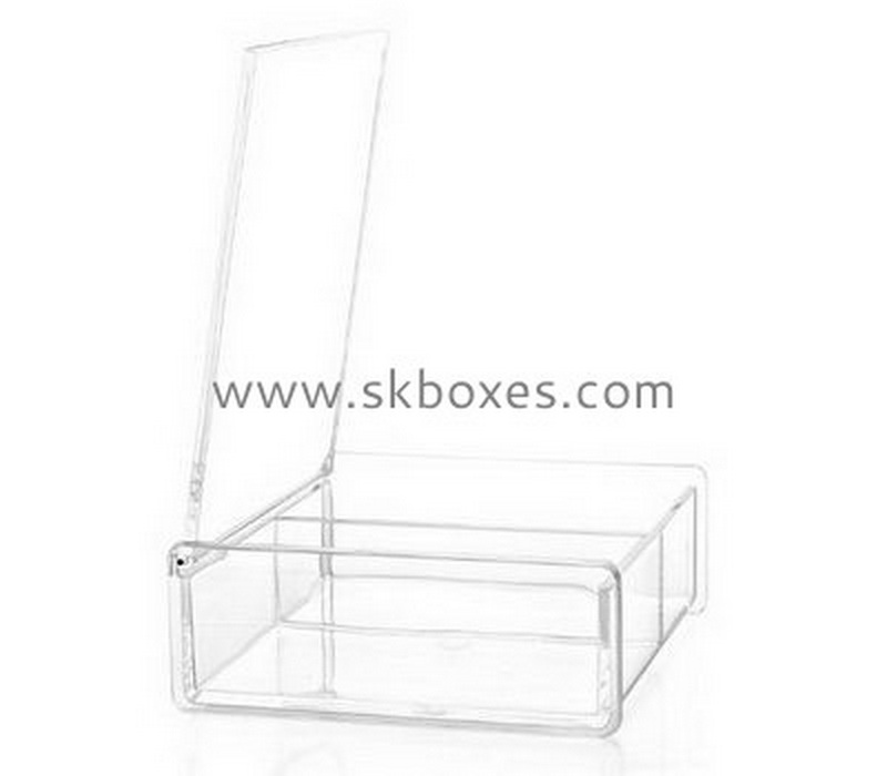 Factory wholesale acrylic plexiglass acrylic rectangle box BSC-015