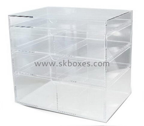 Acrylic box manufacturer customize plexiglass containers retail display cases BDC-113